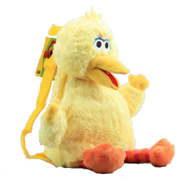 Big Bird Shape Kids Backpack Schoolbag Rucksack