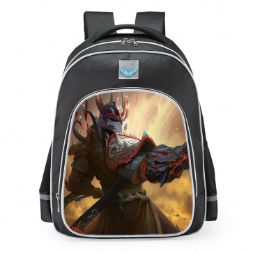 Smite Erlang Shen Molten Shogun Skin School Backpack