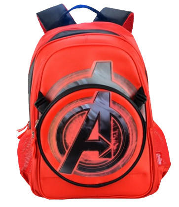 Captain America Boys Backpack Age 5 to 12, 17 inch