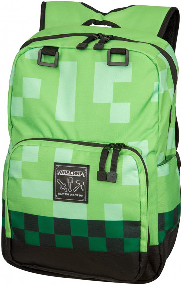 Jinx Minecraft Creeper Kids Backpack 18 Inches