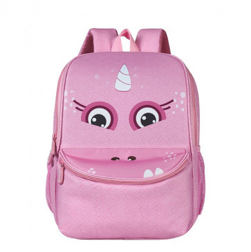 Pink Monster 3D Shape Backpack Schoolbag Rucksack
