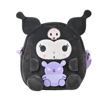 Kuromi Soft Plush Purse Bag