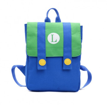 Luigi Style Backpack Rucksack Schoolbag