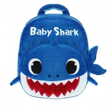 Toddler Baby Shark Blue Soft Backpack Rucksack Schoolbag