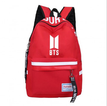 BTS Stripe Rucksack Backpack Schoolbag