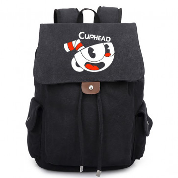 Cuphead Canvas Backpack Schoolbag Rucksack