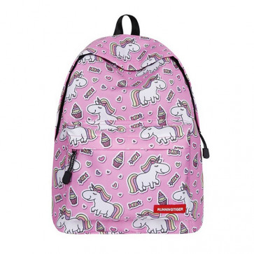 Unicorn Ice Cream Durable Backpack Schoolbag Rucksack