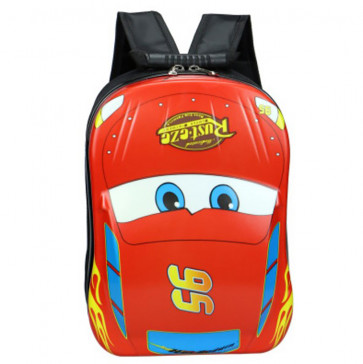 Cars McQueen Hard Plastic Kids Backpack Schoolbag Rucksack