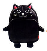 Kids Preschool Kindergarten Cute Backpack Rucksack Black Cat