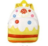 Kids Preschool Kindergarten Cute Backpack Rucksack White Cake