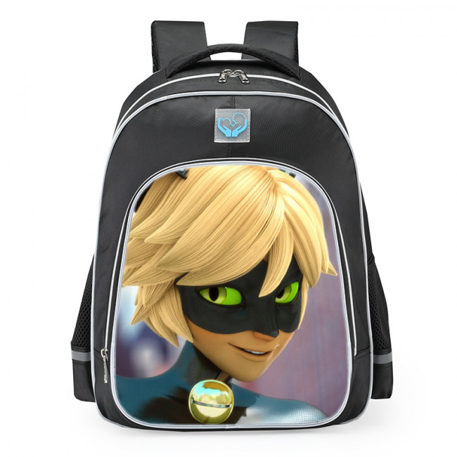 Cat Noir Miraculous Tales Of Ladybug Cat Noir School Backpack