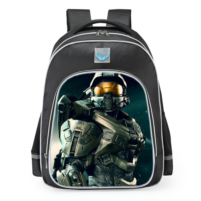 Halo Master Chief School Backpack Backpackazon