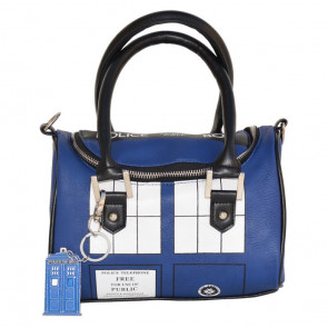 Doctor Who Tardis Rivet Shoulder Handbag