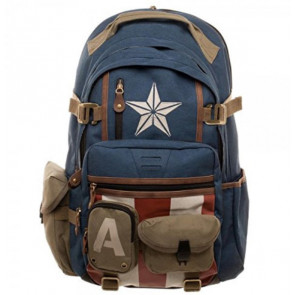 Captain America Built with Herringbone Backpack
