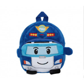 Blue Robocar Poli Soft Small Backpack Schoolbag Rucksack