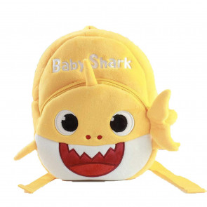 Toddler Baby Shark Yellow Soft Backpack Rucksack Schoolbag