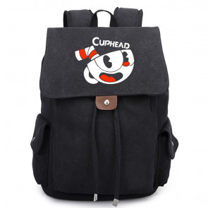 Cuphead Canvas Backpack Schoolbag Rucksack