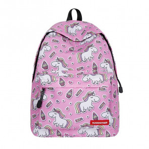 Unicorn Ice Cream Durable Backpack Schoolbag Rucksack