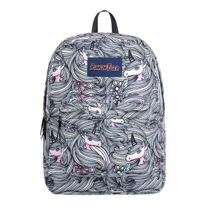 Unicorn Long Hair Durable Backpack Schoolbag Rucksack