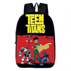 Teen Titans Go Black Rucksack Backpack Schoolbag