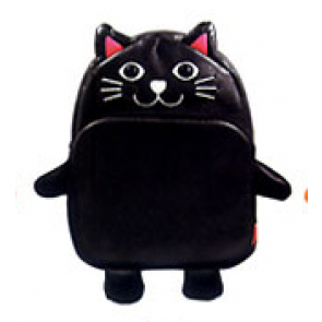 Kids Preschool Kindergarten Cute Backpack Rucksack Black Cat