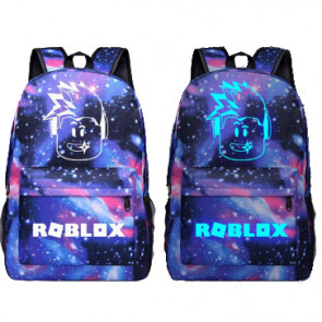 Roblox Glow in the Dark Galaxy Rucksack Backpack Schoolbag