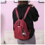 Red Nylon Casual Backpack