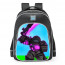 Roblox BedWars Barbarian Deep Void Skin School Backpack