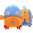 Kids Preschool Kindergarten Cute Backpack Rucksack Crab